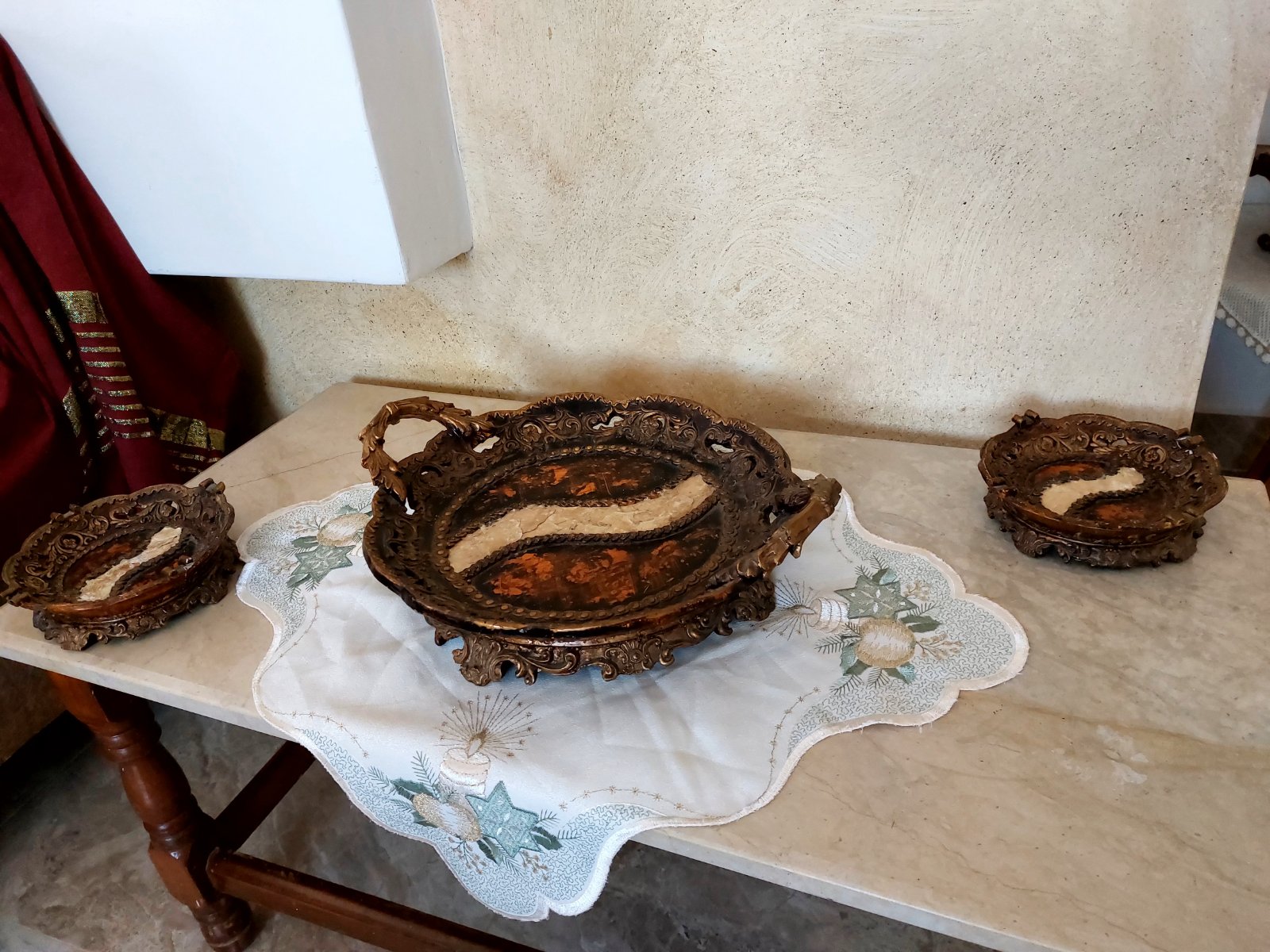Lot 3 pièces déco vintage luxe