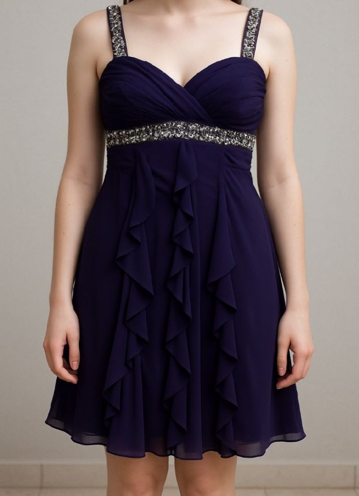 Robe soirée mauve