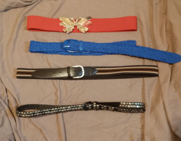 Lot de 4 ceinture 