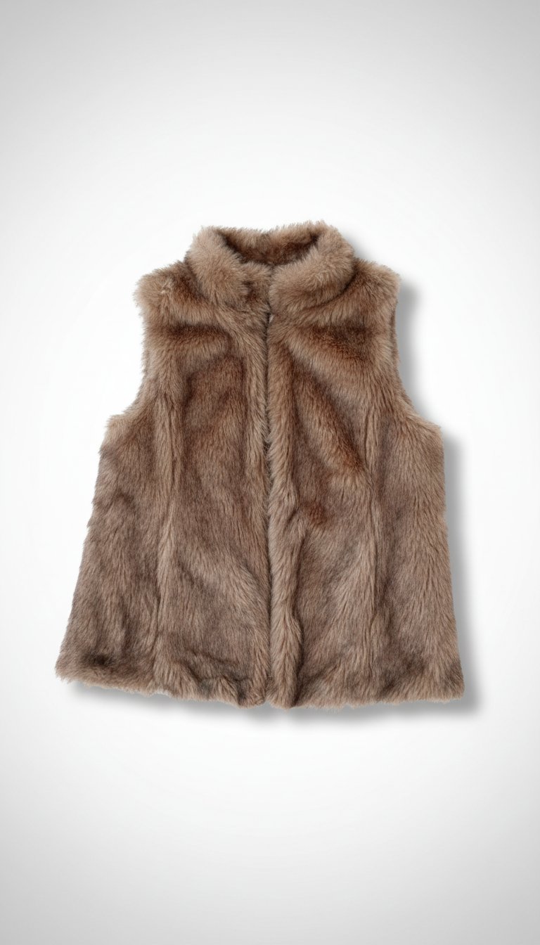 Gilet en fausse fourrure chic - Zara Girls