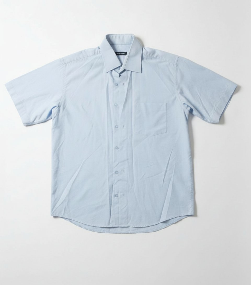 Chemise Homme à Manches Courtes VISCARDI (bleu ciel- Taille L)