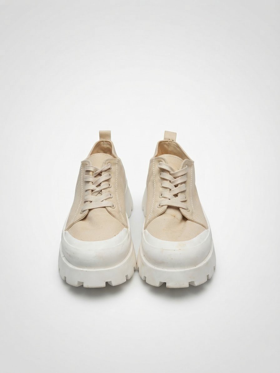 Espadrilles en tissus compensees 
