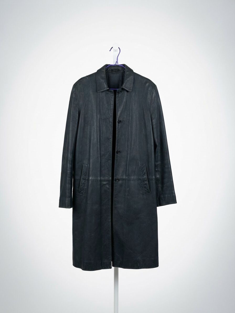 Je vends un manteau en cuir de vache 🐮 de la marque mark's and spenser 