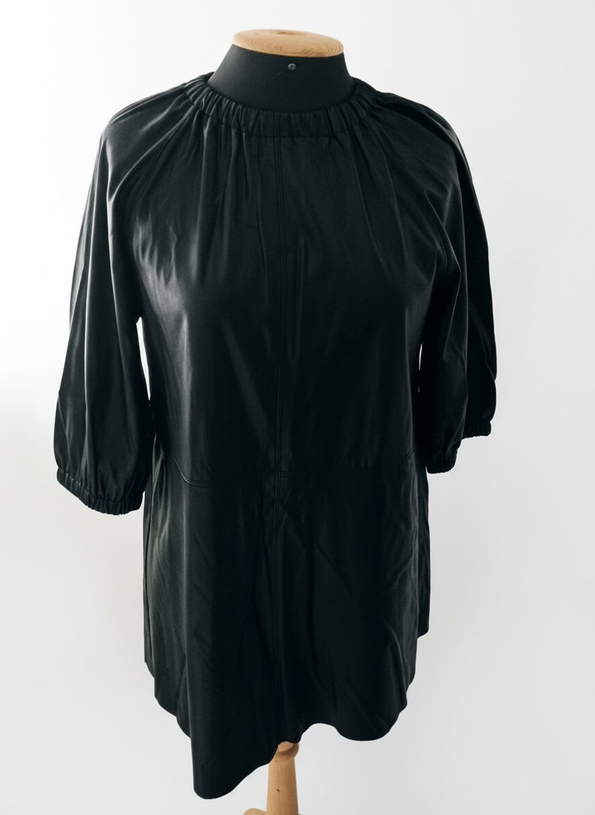 Robe simili cuir calliope