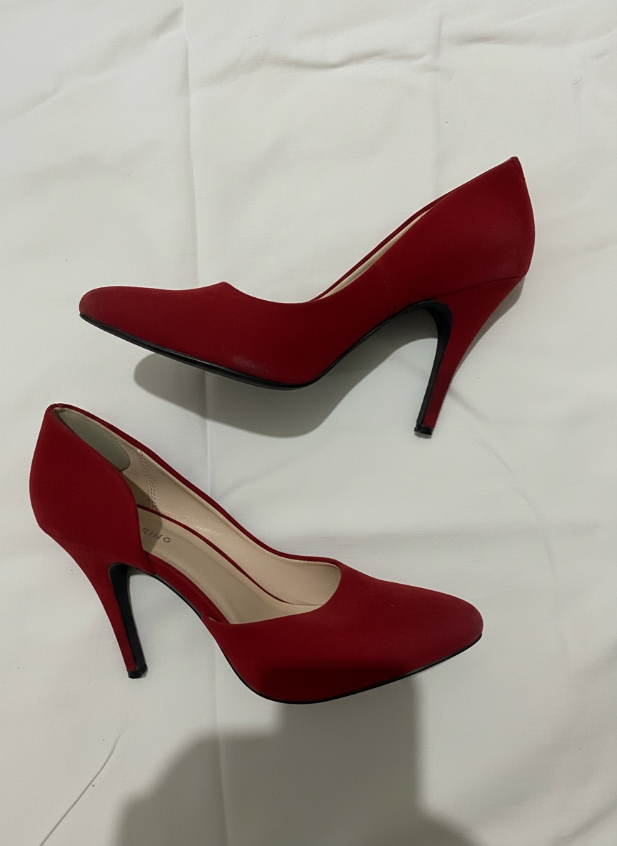 Talon en rouge 