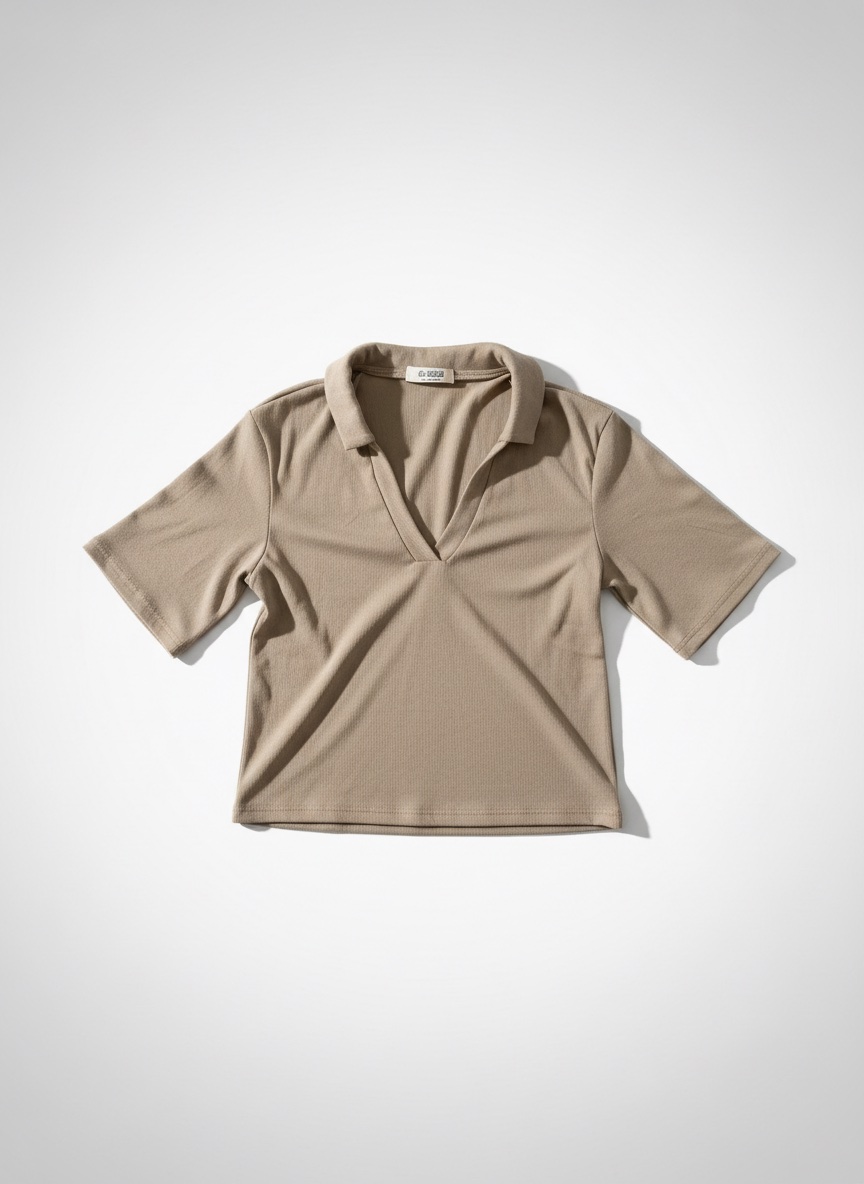 Tshirt col v