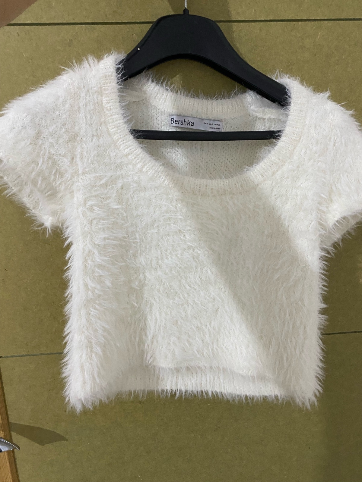 Crop top avec forrure
