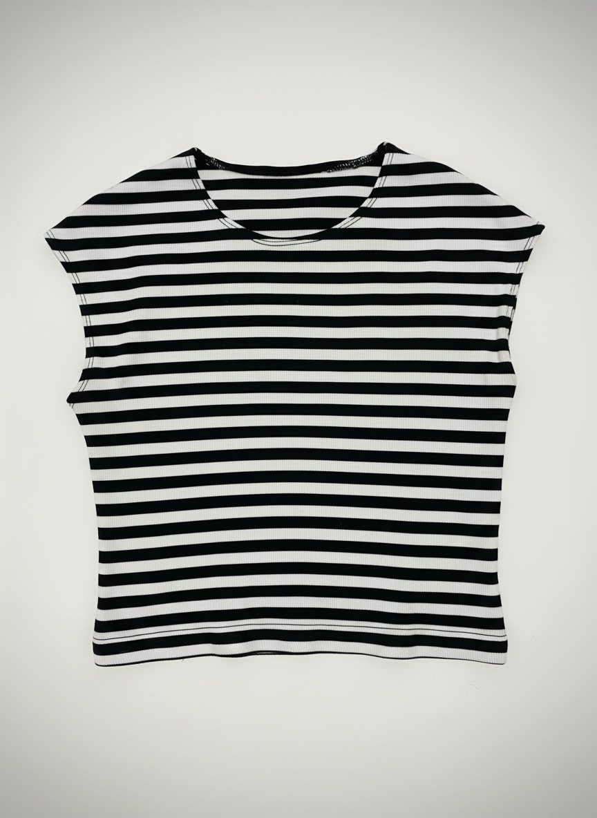 Crop top rayé