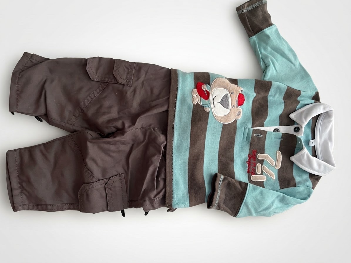 Un ensemble pour bebe garcon 6mois