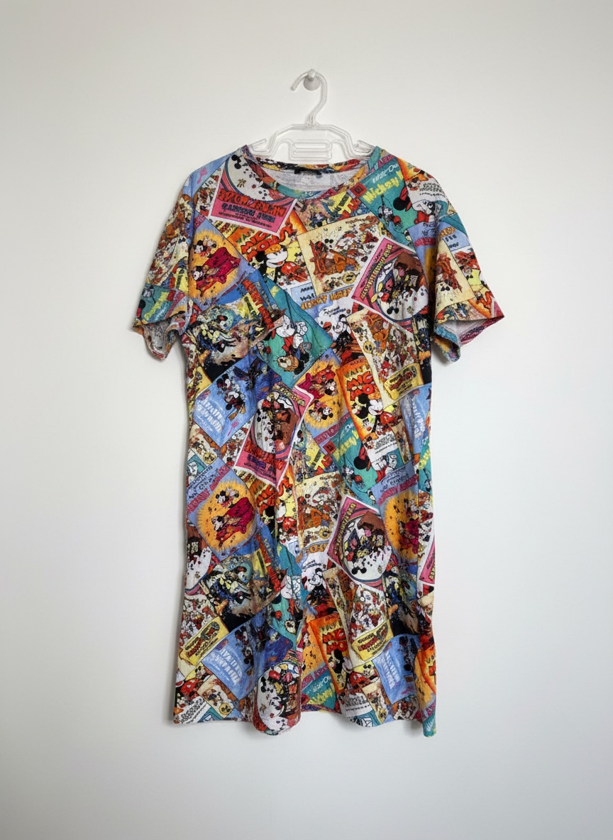  Robe imprimé comic coloré