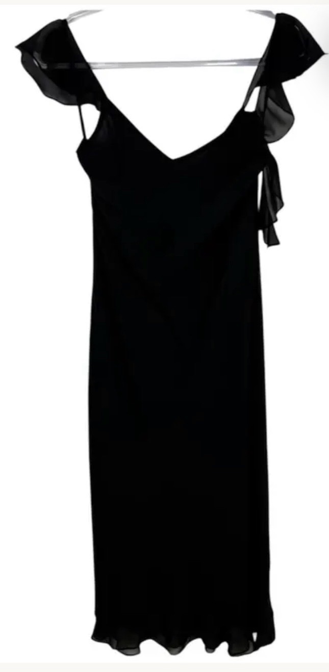 Vintage Mary Belle robe longue moulante 