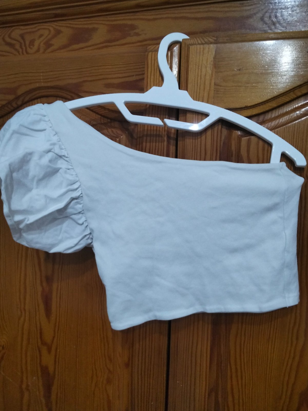 Crop top asymétrique zara 