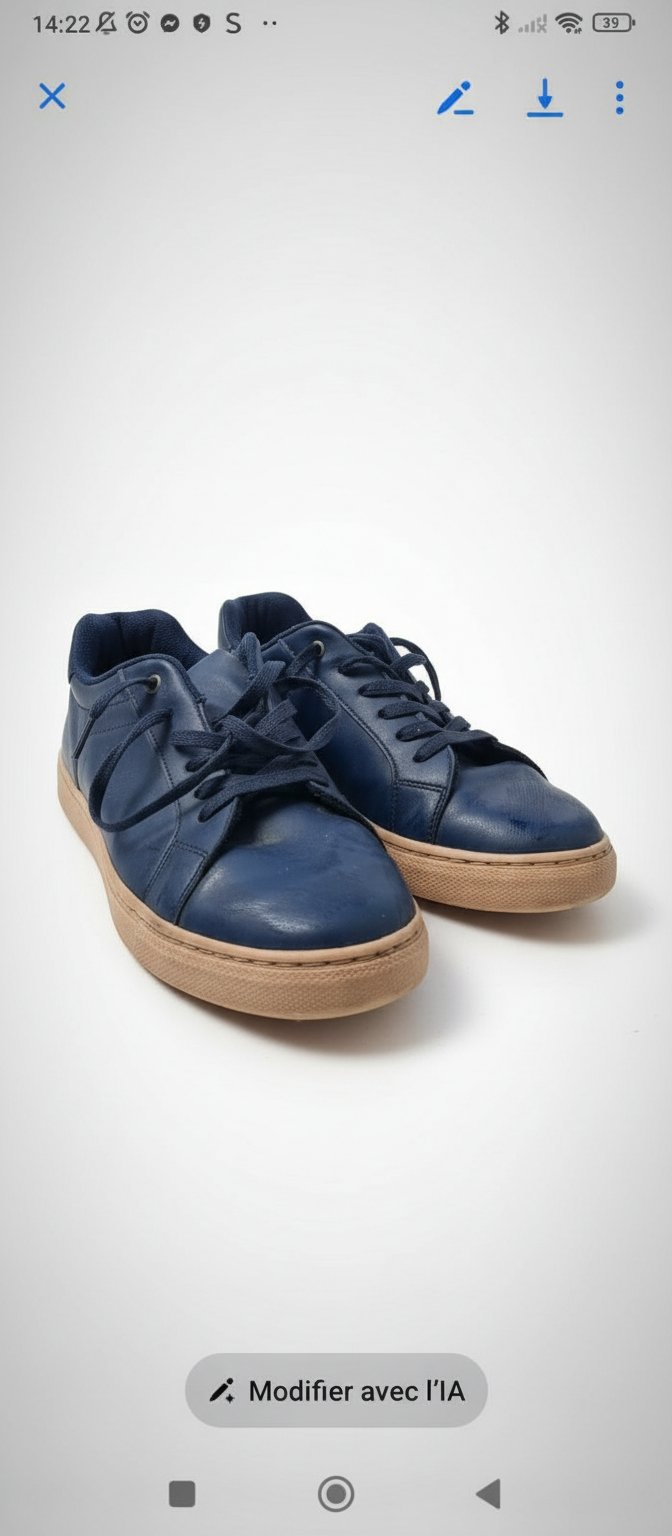 Chaussures bleu marine 