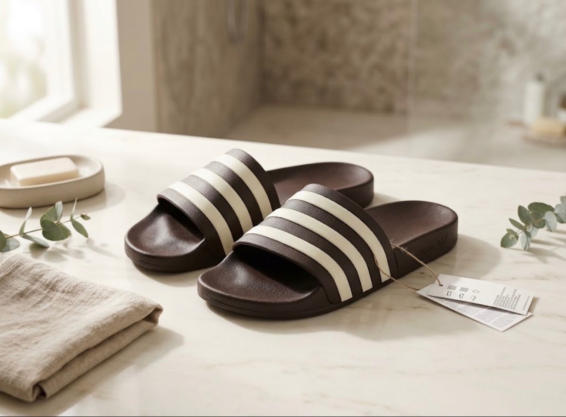 Claquettes Adidas Adilette Noir et Blanc