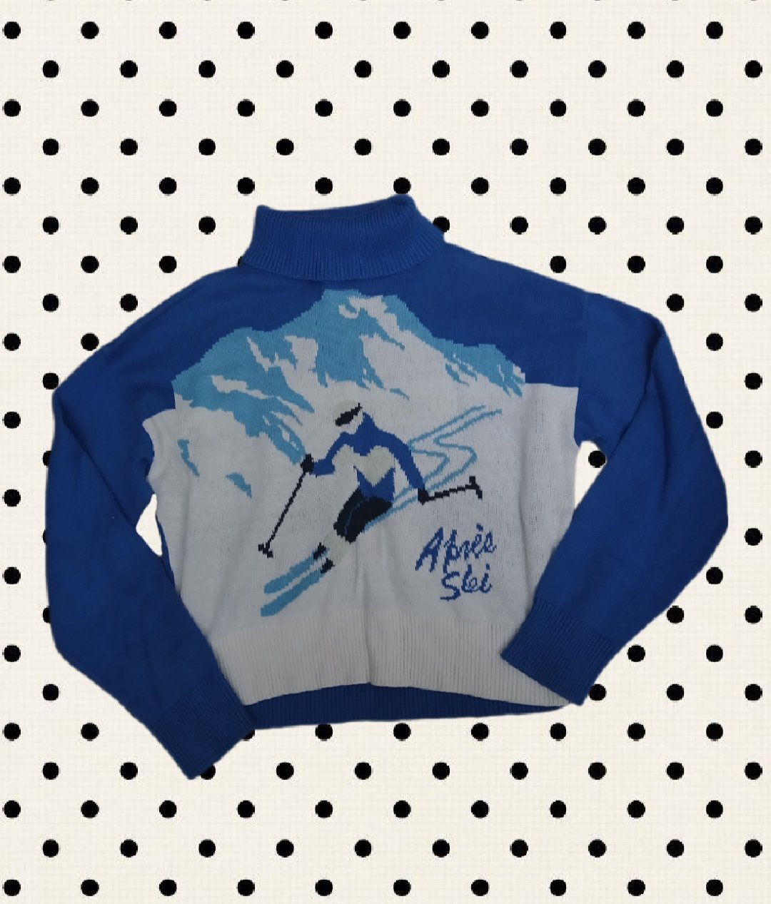 Col roulé en jacquard après-ski 😝