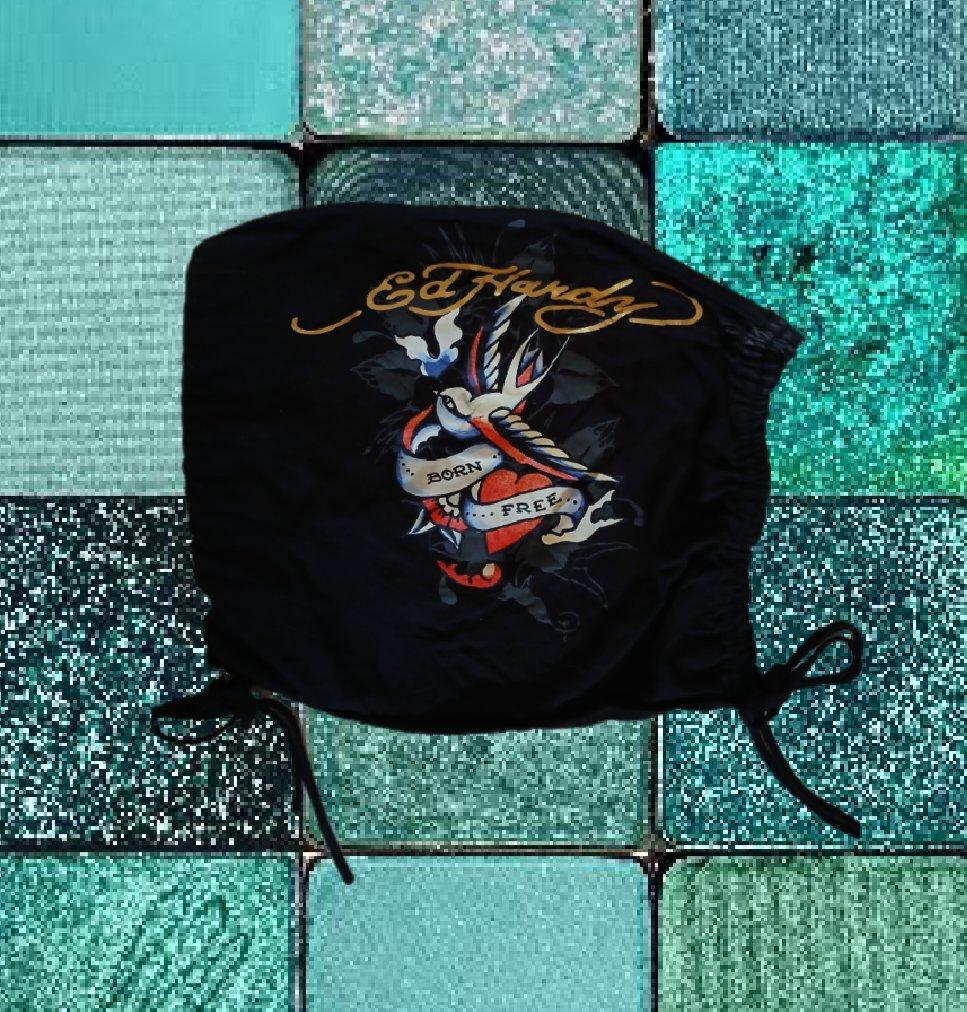 Ed hardy tube top