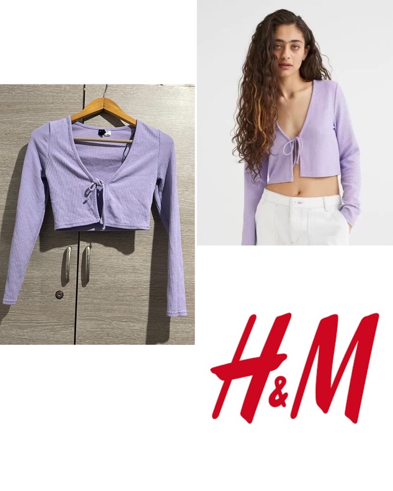 Cardigan lilas