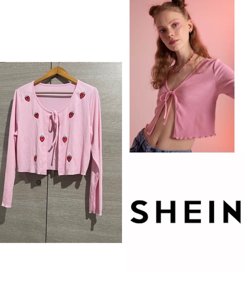 Cardigan rose