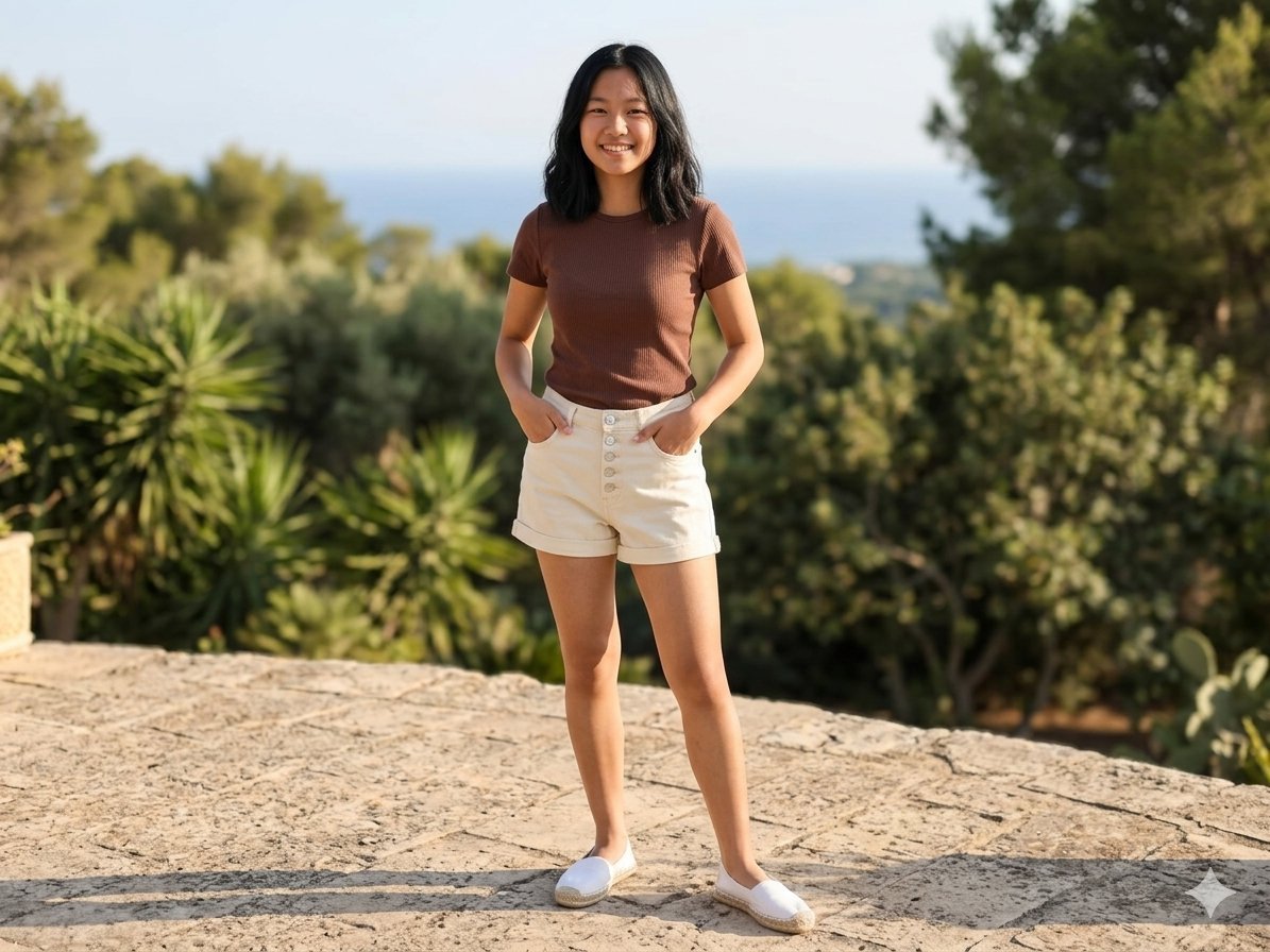 Short jaune 