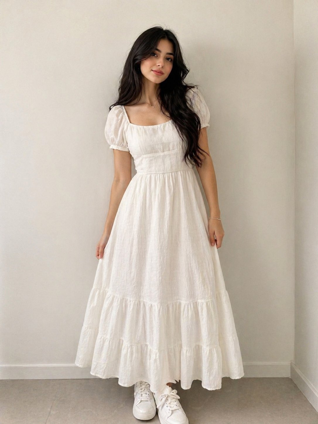 Robe blanche toute neuve