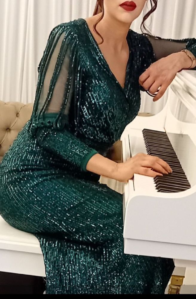 Robe soirée à sequins