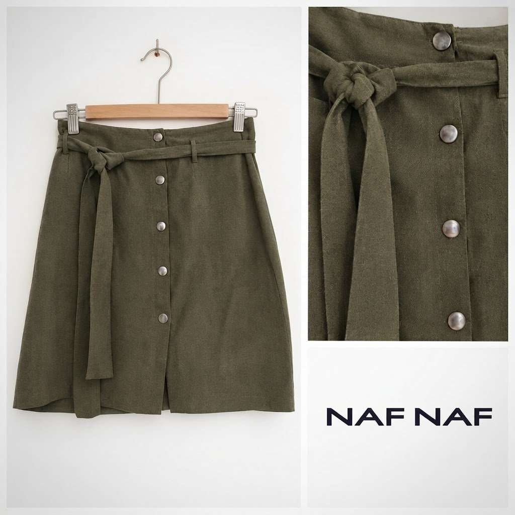 Jupe kaki Naf Naf
