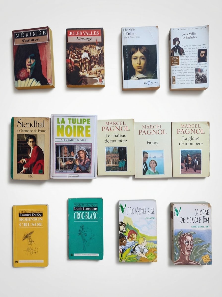 Lot de romans classiques