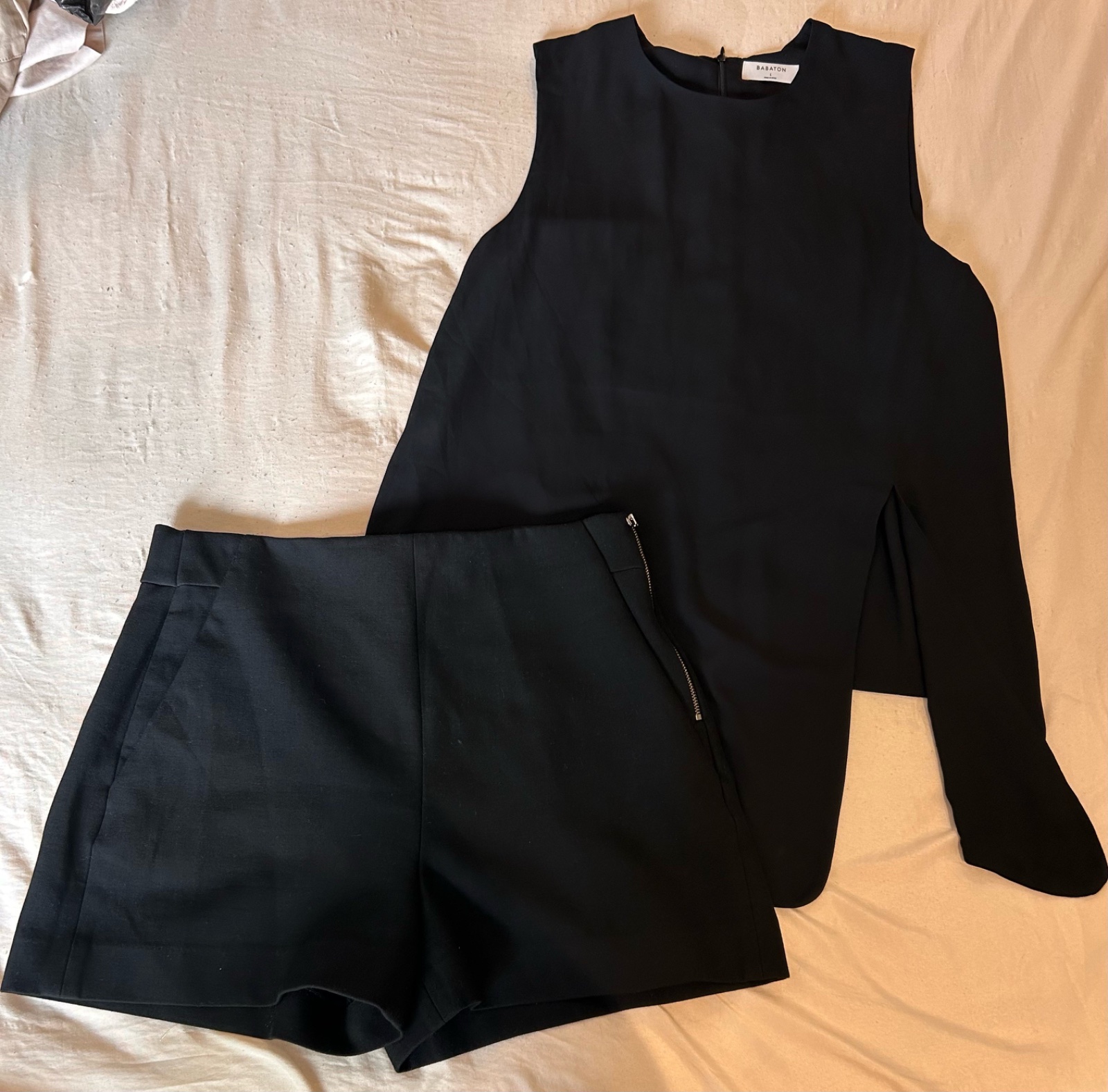 Short zara noir