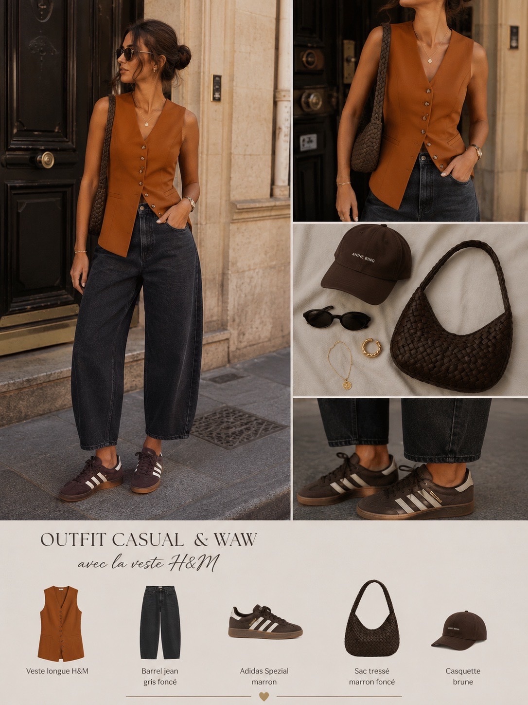 Jacket camel h&m