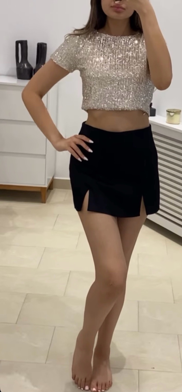 Jupe short zara