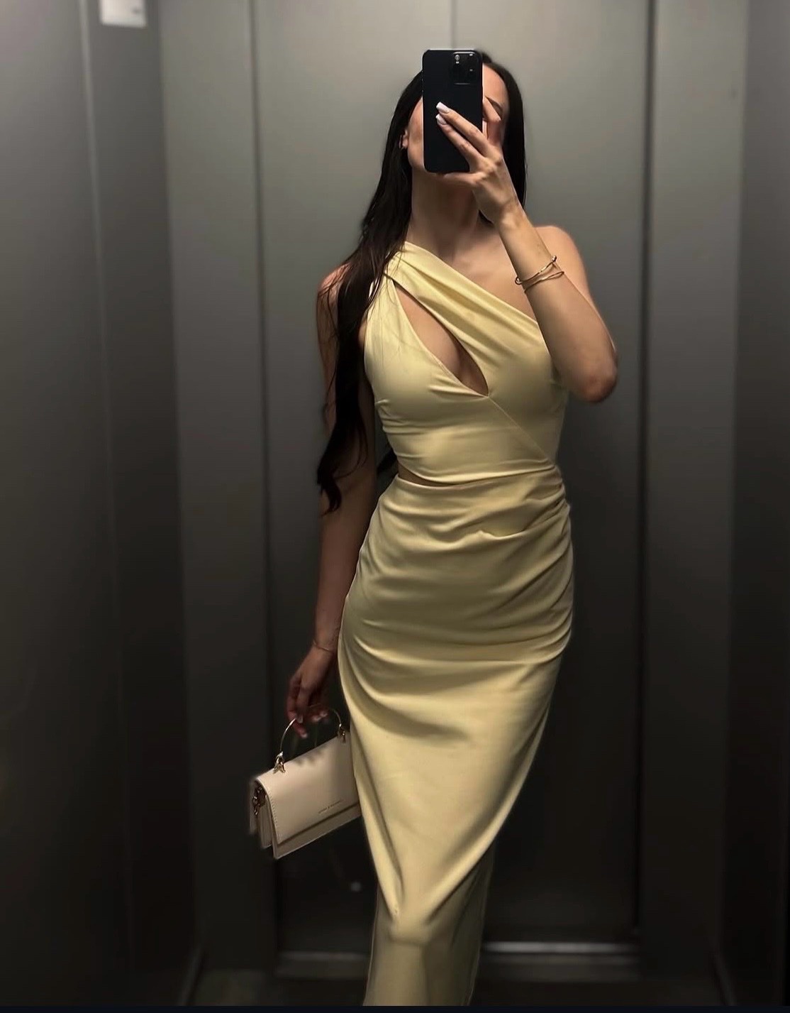 Robe zara jaune 