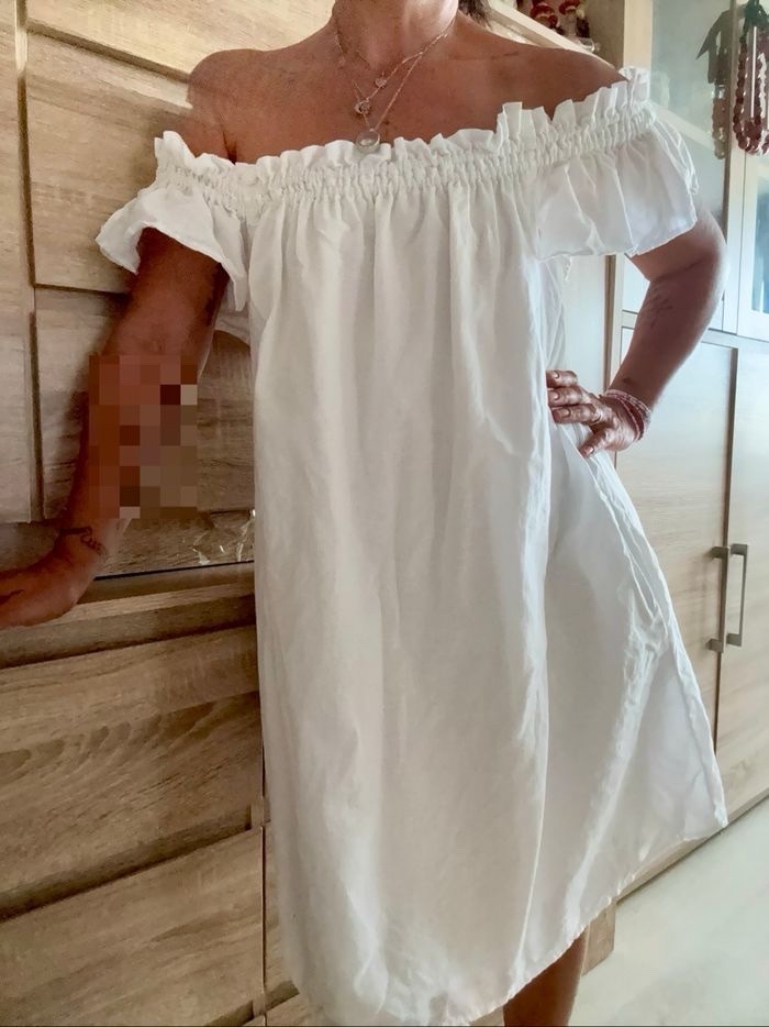 Robe zara blanche