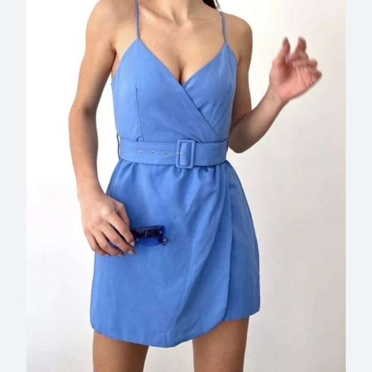 Robe zara bleu
