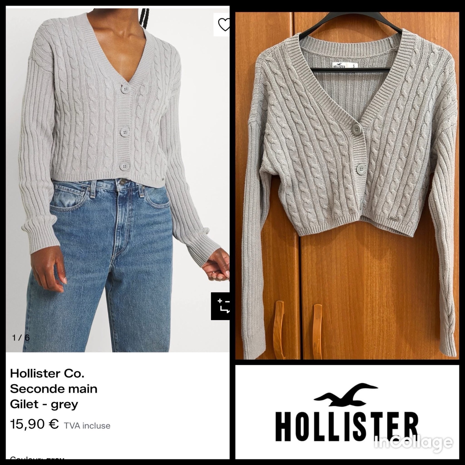 Gilet gris 