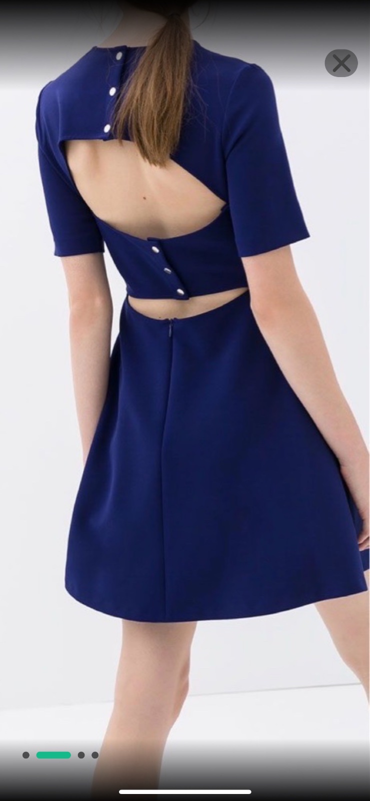 Robe zara bleu 