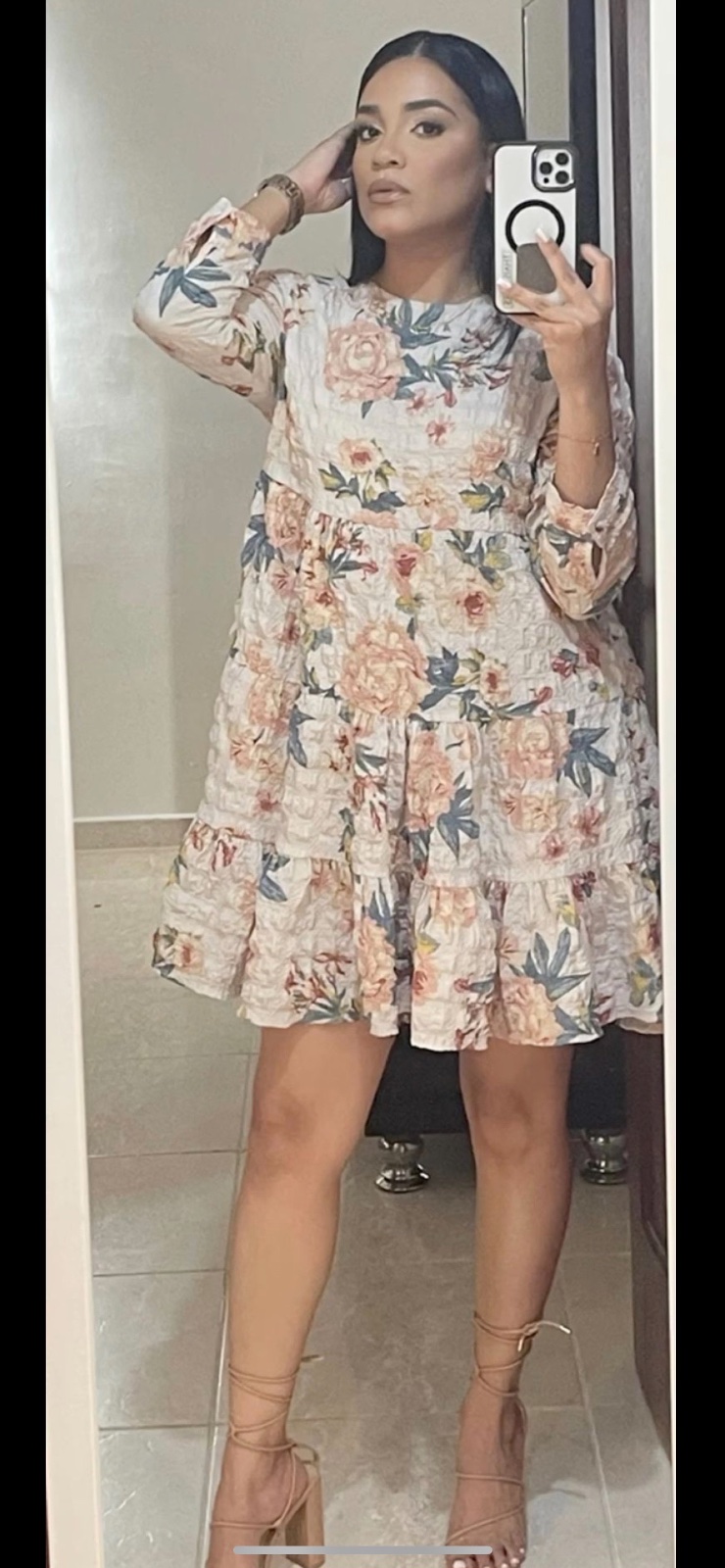 Robe zara fleurie