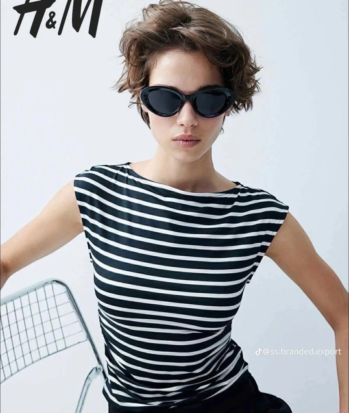 Pull h&m a rayure 