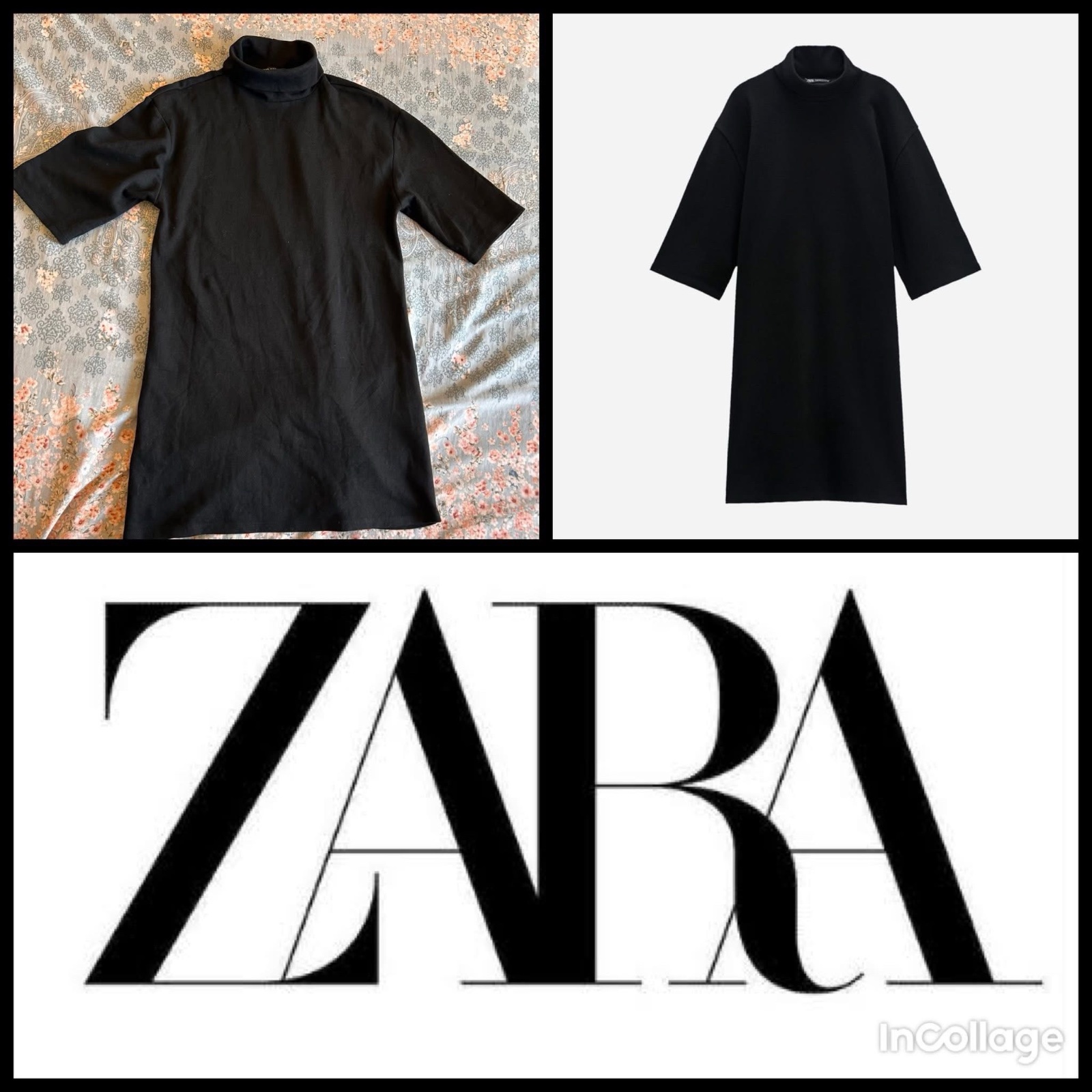 Robe zara noir