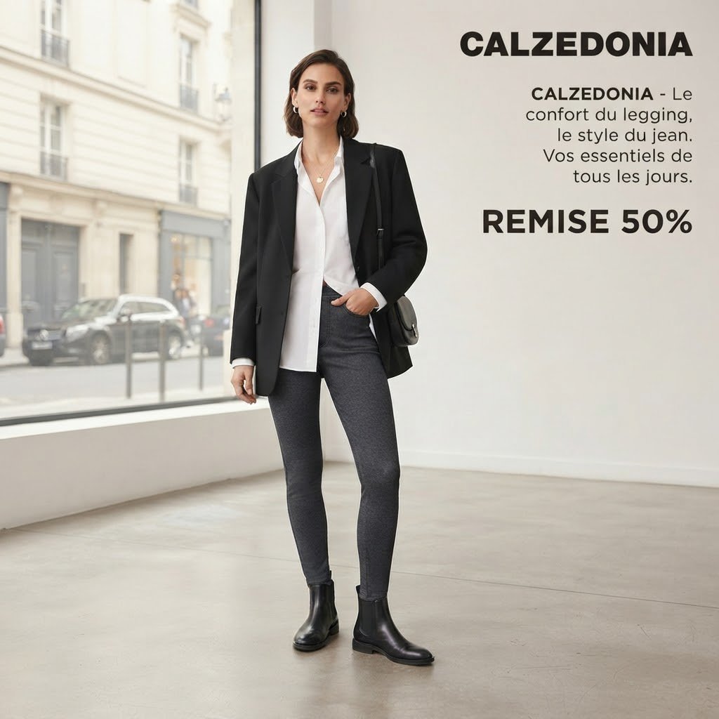 Pantalon noir élégant 