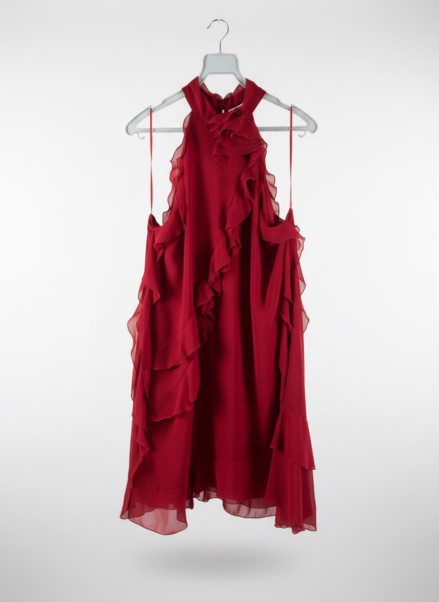  Robe rouge élégante et féminine ♥️💋