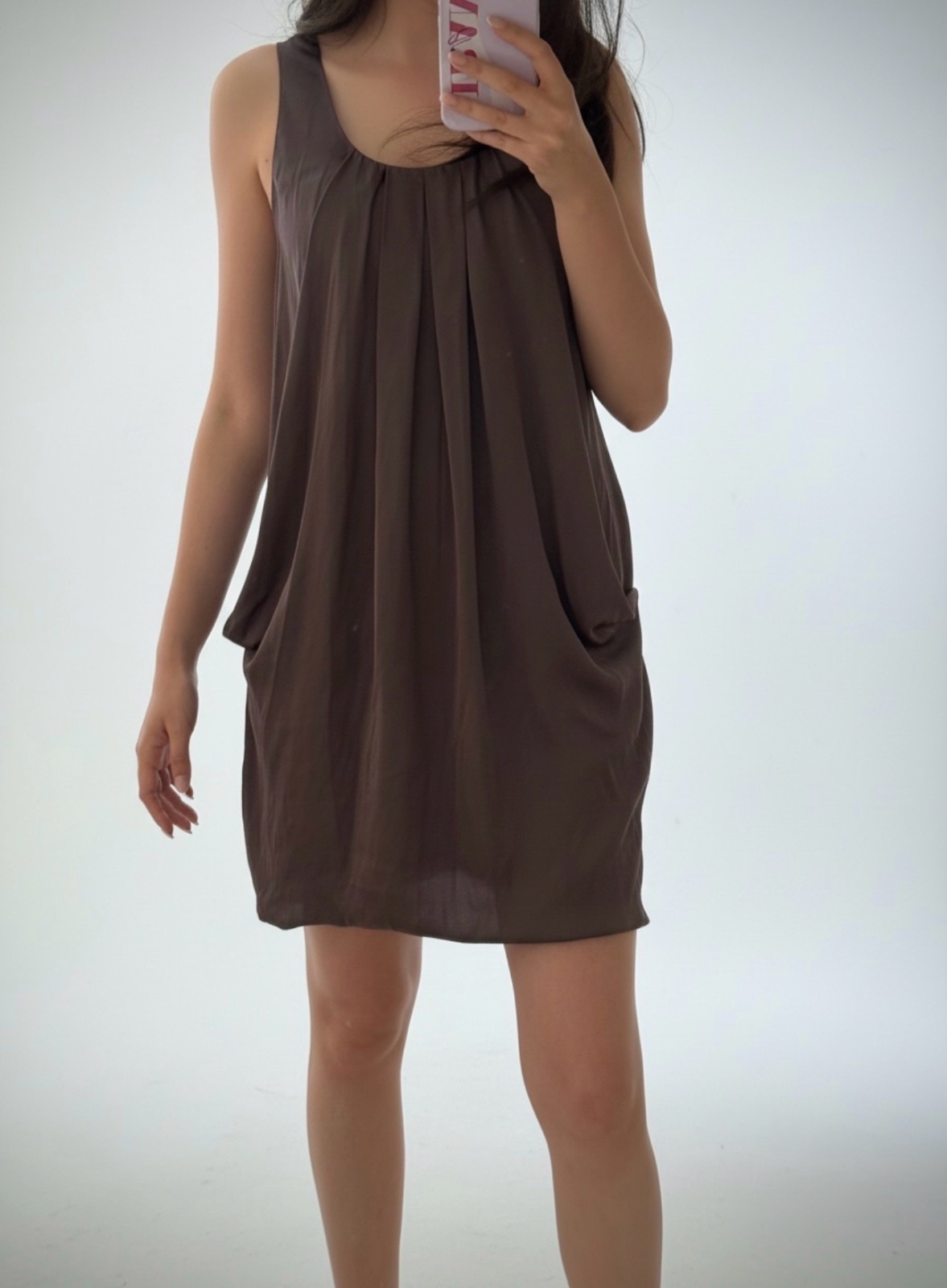 Robe satin H&M