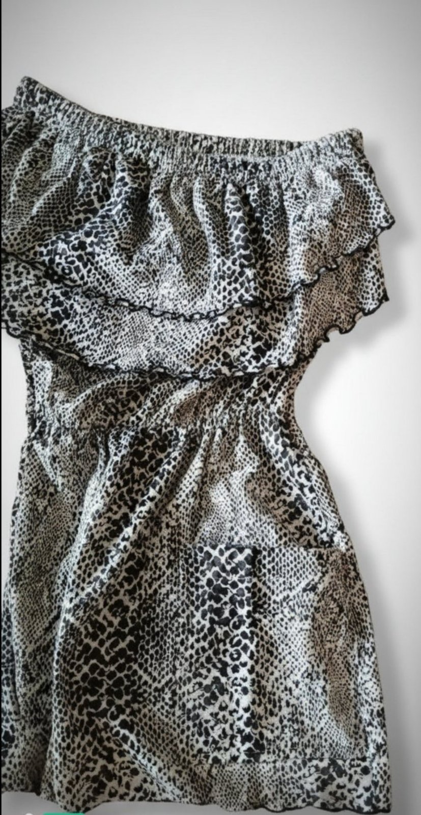Combinaison short noir et blanc 