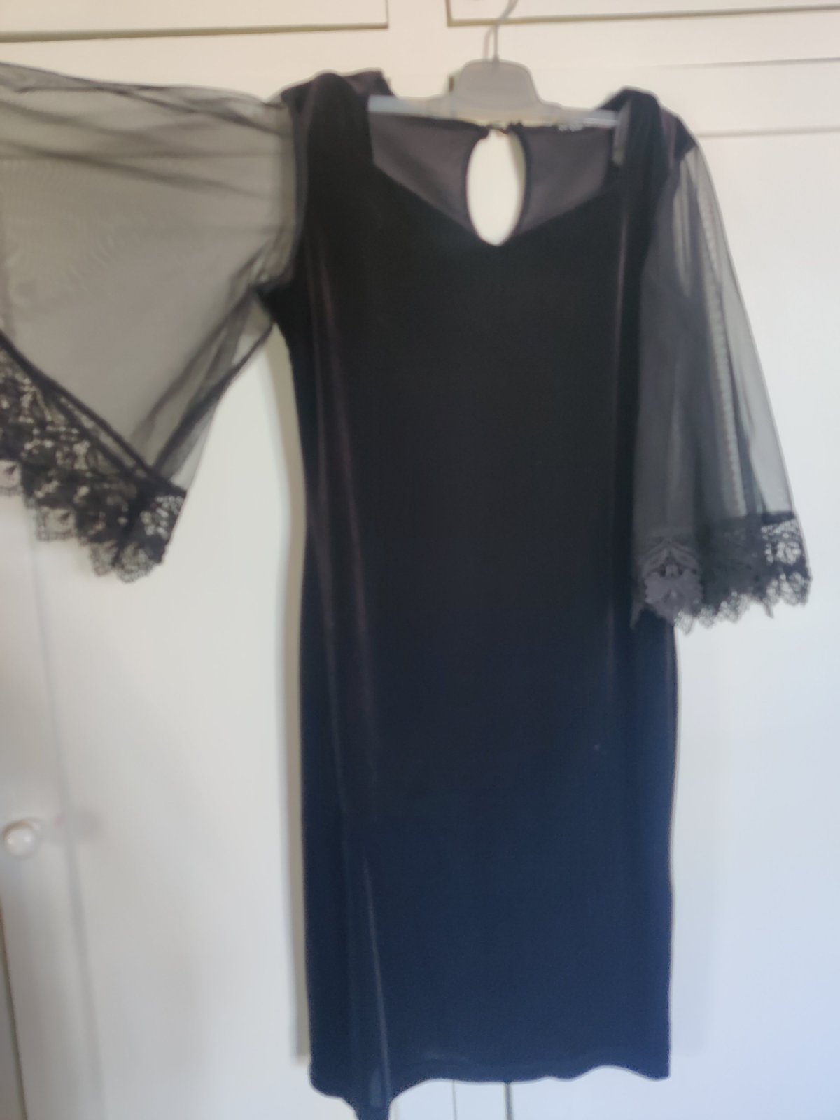 Robe noir velours 