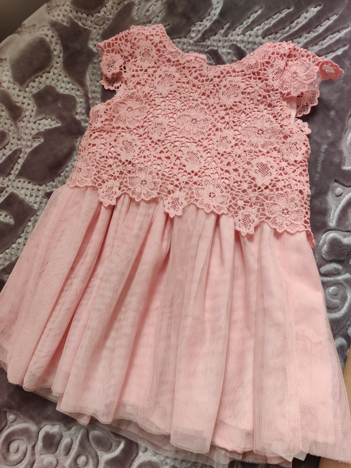 Robe rose  9/18mois