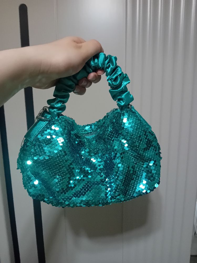 Sac pailleté vert