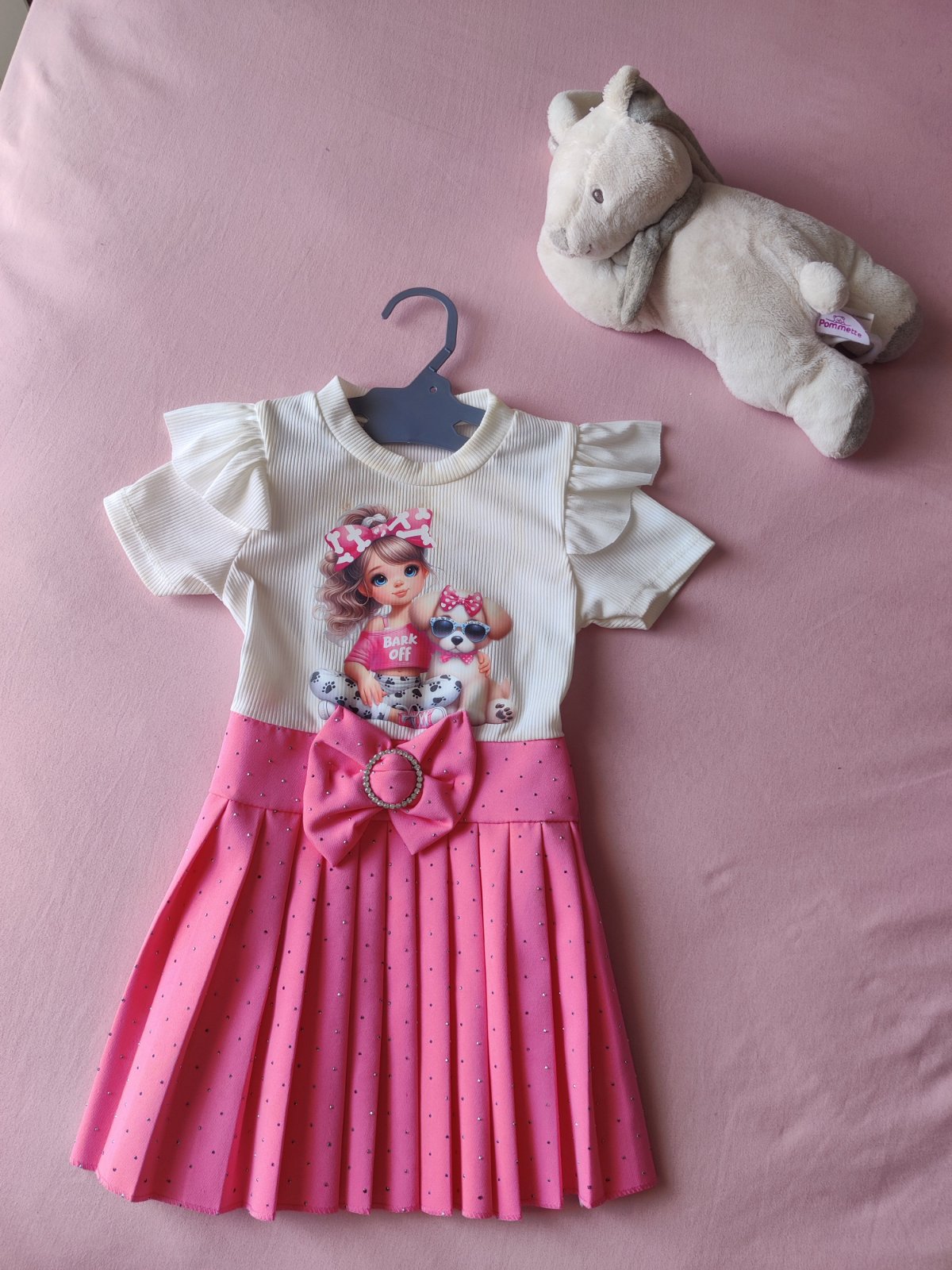 Robe rose et blanc❤️❤️