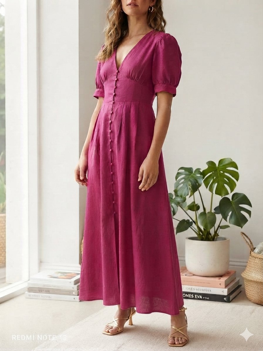 Robe lin neuf