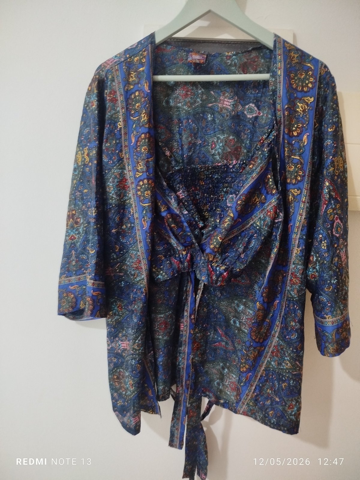 Top et kimono soie neuf