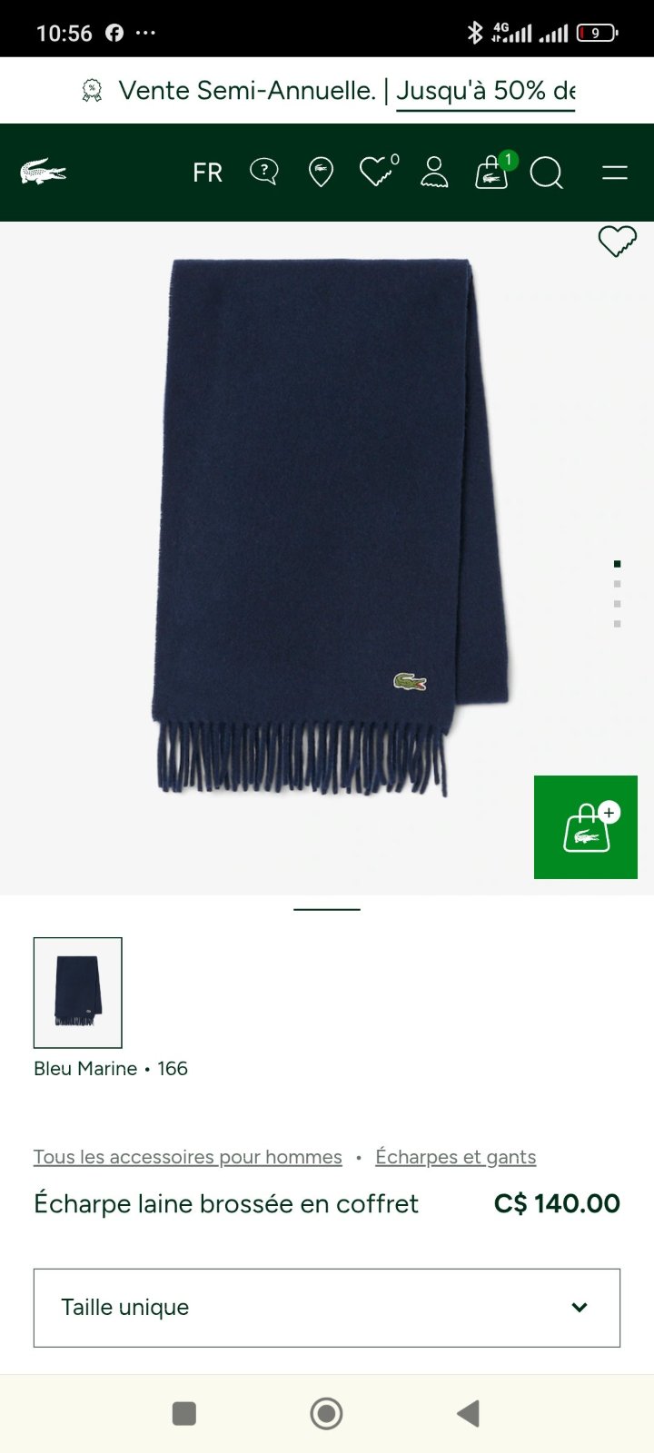 Lacoste neuf