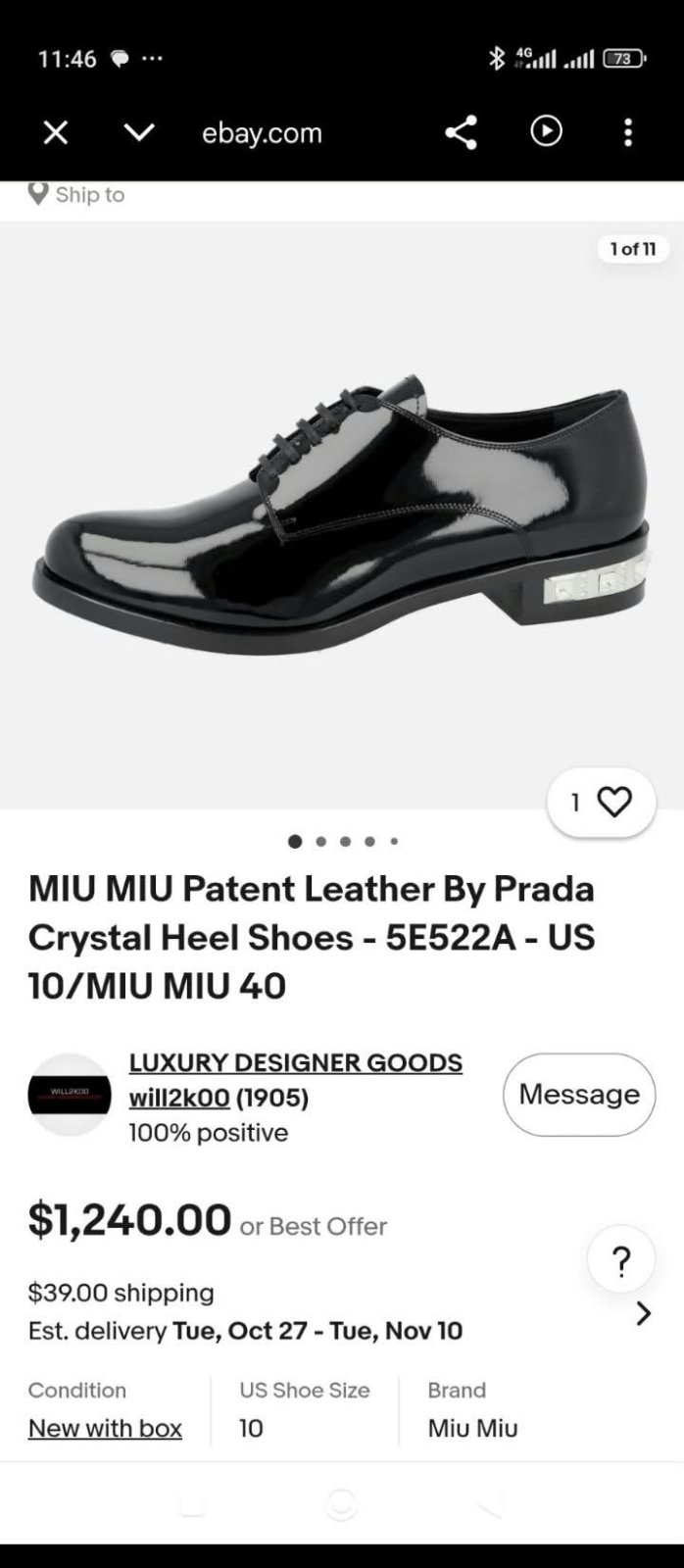 Miu miu neuf